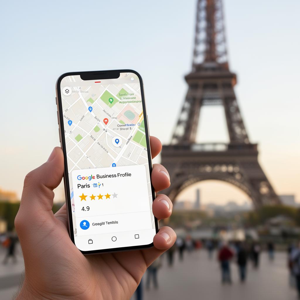 Google Maps Paris mobile